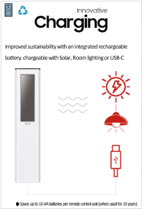 Samsung inverter klima uređaj AR60F18C1AWNEU WindFree™ Comfort 11 Novi Solar Cell daljinski kontroler